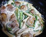 鶏肉とエリンギとチーズのクリーム仕立て作り方5写真
