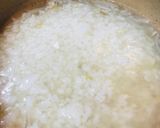 鍋の〆●惣菜ひじきの海苔たまご雑炊作り方1写真