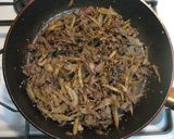 牛肉の甘辛きんぴらまぜご飯作り方2写真