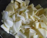 レンジで簡単冷スープ( ビシソワーズ)作り方1写真