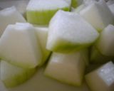 冬瓜の鶏ﾐﾝﾁあんかけ☆作り方1写真
