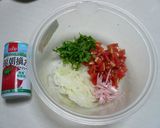 トマトジュースでさっぱり冷製パスタ作り方3写真