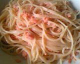 レンジで簡単❤鮭クリームパスタ作り方4写真