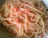 レンジで簡単❤鮭クリームパスタ作り方4写真