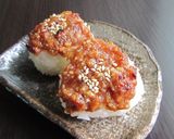 くるみ味噌の　焼きおにぎり作り方4写真