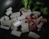 【ダイエット】長いもペペロンチーノ風作り方2写真