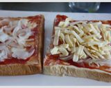 夏野菜のピザトースト作り方6写真