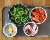 ゴーヤとトマトパスタ作り方1写真