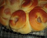炊飯器で発酵パン（ピーチロール）作り方17写真
