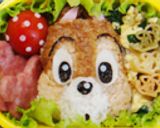 チップのおいなり風おにぎり✿キャラ弁作り方8写真