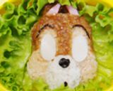 チップのおいなり風おにぎり✿キャラ弁作り方6写真