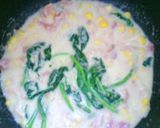 ツナとほうれん草のチーズ入ソースパスタ作り方6写真