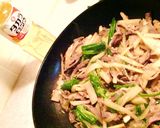 冬瓜青椒肉絲...✿冬瓜とピーマンの酸味肉炒め作り方5写真