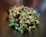 【簡単】茄子と豚そぼろのレタス包み作り方2写真