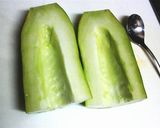 瓜(うり)とワカメのシャキシャキ酢の物作り方1写真