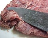 ビーフカツにオクラソース作り方1写真