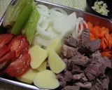 台湾家庭料理♪野菜たっぷり♪牛肉スープ作り方1写真