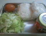 鮭レタス☆チャーハン作り方1写真