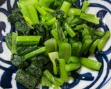 さっぱり小松菜の豆腐ソースかけ作り方2写真