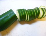 簡単♪クレソルでズッキーニのにんにく炒め作り方1写真