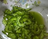 苦味を抑えたゴーヤのクリームチーズ冷奴風作り方5写真
