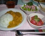 夏野菜のクリーミーカレー＆レモンライス作り方6写真