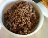挽肉とコロコロ野菜が美味しい友情炒飯☆作り方5写真