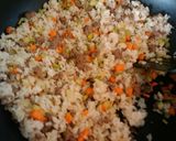 挽肉とコロコロ野菜が美味しい友情炒飯☆作り方6写真