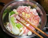 ホッとする☆白菜と豚肉の煮物作り方5写真