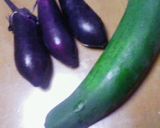 ズッキーニとなすのミートソースグラタン☆作り方1写真