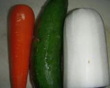大根サラダ（梅味噌マヨソース）作り方1写真