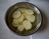 自宅で居酒屋メニュー ジャーマンポテト作り方2写真