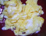 チャーハン風♪旨ぅまおにぎり♪混ぜるだけ作り方1写真