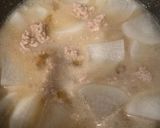 ちんげん菜と大根のそぼろ煮作り方3写真