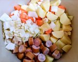 簡単寒い日の夕飯！キャベツミネストローネ作り方6写真