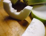 夕顔と厚揚げの甘酢あんかけ作り方1写真