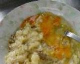 カレー皿で☆レンジバナナケーキ作り方2写真