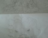 キャラケーキ（仁亀チョコレシピあり）作り方2写真