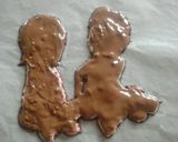 キャラケーキ（仁亀チョコレシピあり）作り方6写真