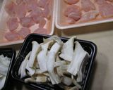 鶏胸肉とエリンギの カボス炒め♪作り方1写真