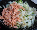 冷蔵庫整理から生まれた　塩焼きそば作り方6写真