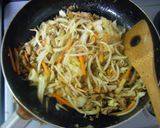 坦々野菜炒め作り方5写真