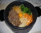 ホットプレートで石焼きビビンバ風ごはん作り方6写真