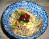 ホットプレートで石焼きビビンバ風ごはん作り方8写真