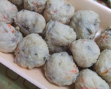 らくらく♪鶏だんごと野菜のうんま～うま煮作り方1写真