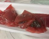 鰹のねぎニンニク和え。作り方1写真