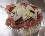 味噌味✿豚肉のホイル焼き作り方3写真