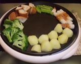 和風チーズフォンデュ作り方3写真