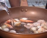 パリパリ水菜の海鮮あんかけ【食遺産】作り方2写真