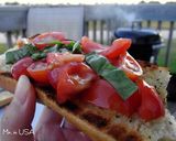 トマトのブルスケッタ (アウトドア料理)作り方5写真